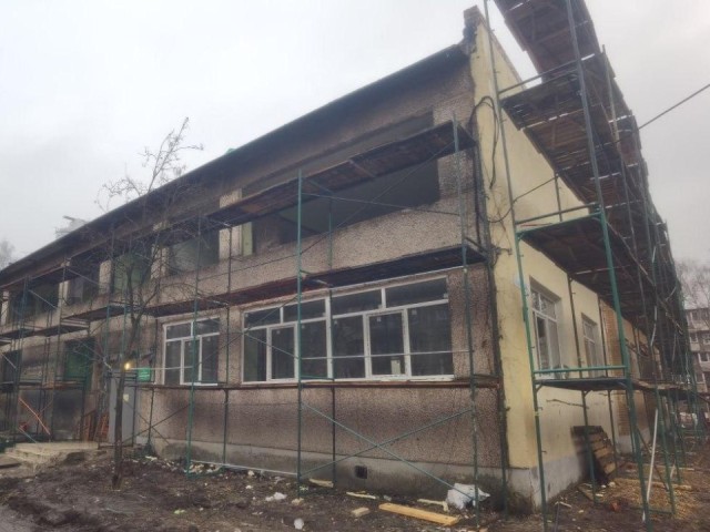 От фасада до пищеблока: в Жуковском ремонтируют детский сад на улице Гагарина