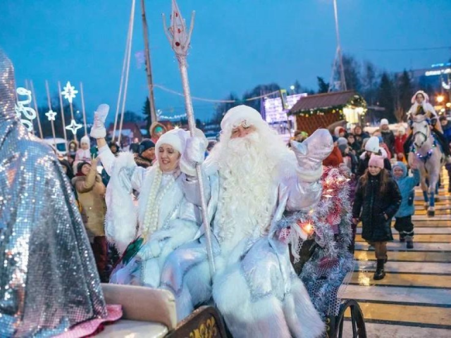 В санях на главную площадь: когда Дед Мороз и Снегурочка приедут в Чехов