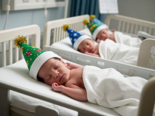 Вертикальные роды и малыши в новогодних колпачках: как Серпуховский роддом встречает Новый год