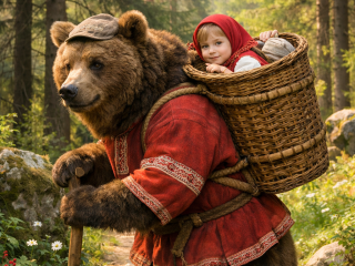 «Маша и медведь» по-люберецки: курьеры перевозили детей в продуктовых сумках