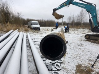 В Серпуховском округе начали строить 6‑километровый газопровод между Левашово и Костино