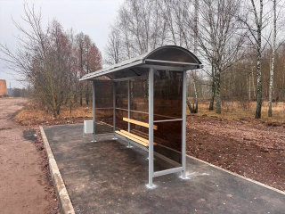 Новые автобусные остановки оборудовали в поселке Текстильщиков в Зарайске