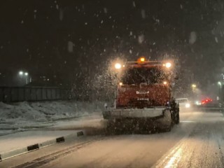 В Егорьевске спецтехника вышла на очистки улиц и дорог от снега