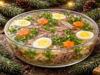 Готовим холодец именно так: получается прозрачный, наваристый и без желатина