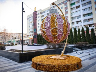 Клин наряжают в праздничный образ к Новому году и приезду Деда Мороза