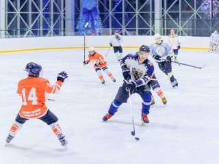 В Орехово-Зуеве состоялся хоккейный матч между родителями и детьми