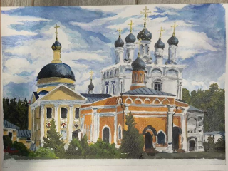 Рисунки чеховских художников участвуют в конкурсе в честь Дня Конституции