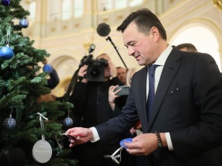 Четырехлетний Витя из ДНР получил от Андрея Воробьева самый желанный подарок на Новый год