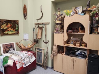 Музей «Русская изба» и новое пространство для творчества и игр оборудовали в детском саду «Ивушка»