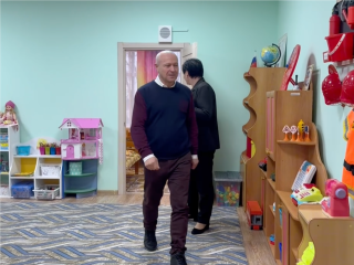 Комфорт и безопасность для малышей: глава округа проверил детский сад в Ивашкове