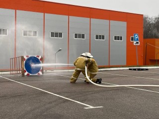 Потушили пожар: добровольцы из Ленинского округа подтвердили свою комплексную готовность