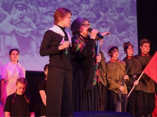 Волоколамские гимназисты представили современную интерпретацию песен о войне