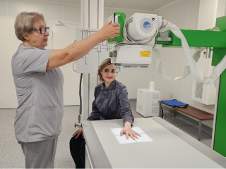 В поликлинике на Октябрьской улице установили современный цифровой рентген-аппарат