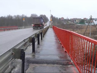 Открыт объезд: когда отремонтируют мост через реку Лопасню в Чехове