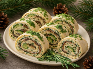 «Хрум-Шпротрулетики» на Новый год: закуска, которую гости захотят унести с собой