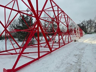 В лесопарке «Волкуша» устанавливают вышку сотовой связи