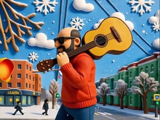 Пластилиновый клип и ностальгия: Макс Ярошенко показал Ступино в новогодней сказке