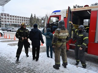 Серпуховские спасатели и работники ДК «Россия» отточили навыки действий в чрезвычайных ситуациях