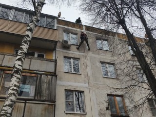 В деревне в Кашире отремонтировали межпанельные швы в доме после обращения жителей