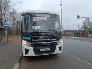 Четыре новых автобуса вышли на маршрут № 171к