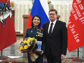 Герой России Людмила Болилая получила высокую награду в Музее Победы