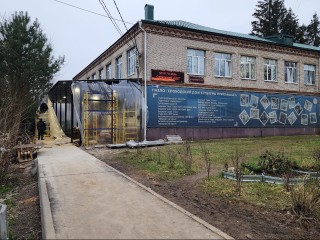 Вход дома культуры в Павловской Слободе обновляют к Новому году