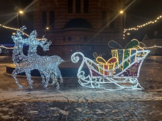 Какие новогодние локации можно увидеть на Вознесенской аллее в Электростали