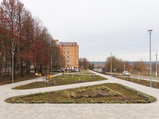 Сквер на улице Ленина в Кашире преобразился после обновления