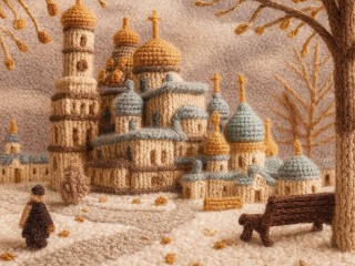 Нейросеть «связала» Новый Иерусалим и «зефирные» облака