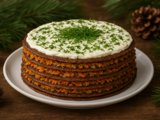 Не салат и не горячее: печеночный торт «Печеночный» для большого стола — эффектно и без спешки