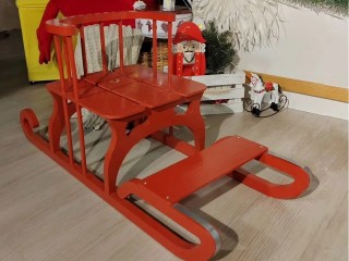 Ретро-сани мастера из Химок радуют детей и удивляют взрослых