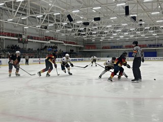 Спасатели взяли клюшки и зажгли на льду: как прошел хоккейный баттл МЧС в Сергиевом Посаде