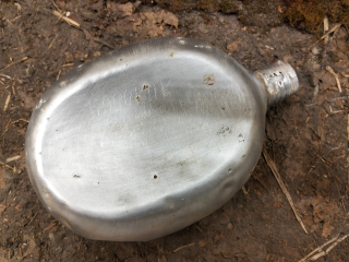 Поисковики электрогорского отряда «Восток» раскрыли тайну окопной фляги