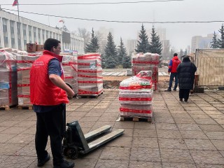 Новая фура «Доброе дело»: волонтеры Одинцовского округа отправили партию гуманитарки