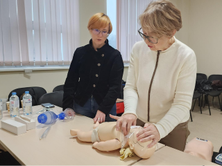В Красногорске прошел тренинг по первой помощи детям с использованием технологичных тренажеров