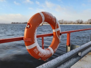 Две из трех паромных переправ в Луховицах снова работают в полную силу