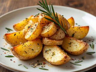 Картофель, масло и веточка розмарина — и обычный ужин превращается в ароматный праздничный гарнир