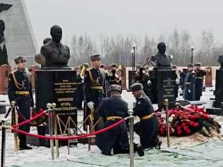 Памятник генералу Кириллову открыли в «Пантеоне защитников Отечества» в Мытищах