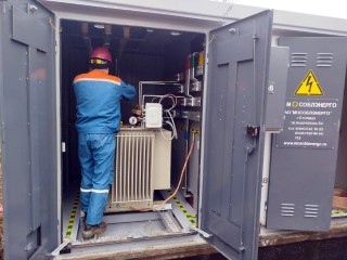 Энергоснабжение новостроек: в Ступине устанавливают новую трансформаторную подстанцию