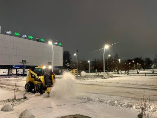 Коммунальные службы Электростали ликвидируют последствия ночного снегопада