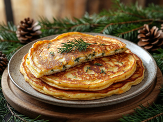 Никакой духовки и сложных замесов: блинчики с сыром и укропом — вкусная альтернатива хлебу