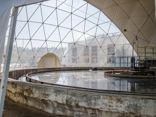 Реконструкция очистных сооружений в Звенигороде: работы выполнены более чем наполовину