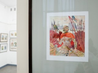 Оригиналы известных книжных иллюстраций представили в «Доме Озерова»