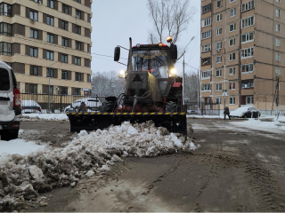 Красногорск дождался снега: коммунальные службы работают в усиленном режиме