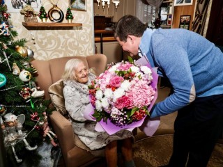 Ветеран — пример силы духа: глава Раменского поздравил Марию Прокофьевну Заблоцкую с Новым годом