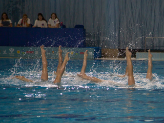 Синхронистки из Реутова вошли в десятку лучших на соревнованиях в Чехове