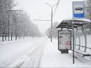 Сильный снегопад и туман придут в Истру вечером