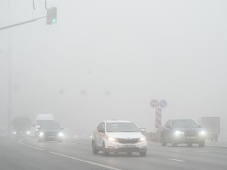 Непроглядный туман накрыл Лотошино утром 4 декабря