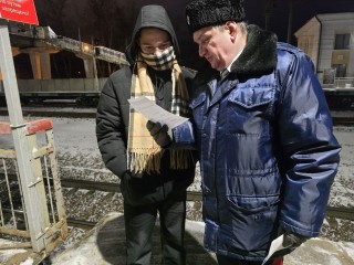 Казаки, полиция и дружинники вышли на перроны станции «Ступино» с важной миссией