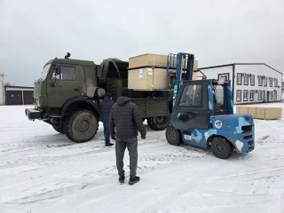 Из Черноголовки на передовую отправили 200 листов фанеры для укрепления позиций